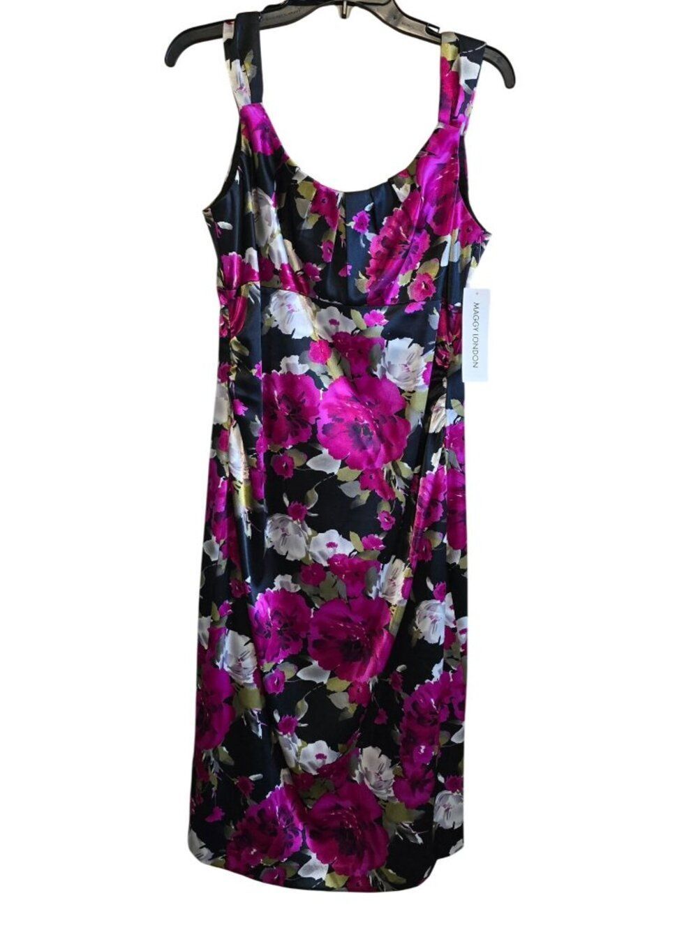 Floral Satin Dress Perfect Date Night Choice romance coquette flirty